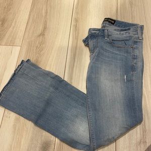 Express jeans. Size 2 short. Light wash.